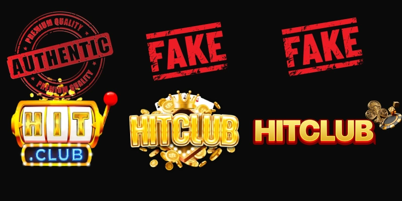 Cảnh báo khẩn về HITCLUB giả mạo 2 Logo hitclub thật và giả
